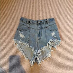 Retrofete denim shorts